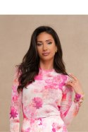Bluzka damska tiulowa Model Blake 295892024 Maranta - LaBalancia