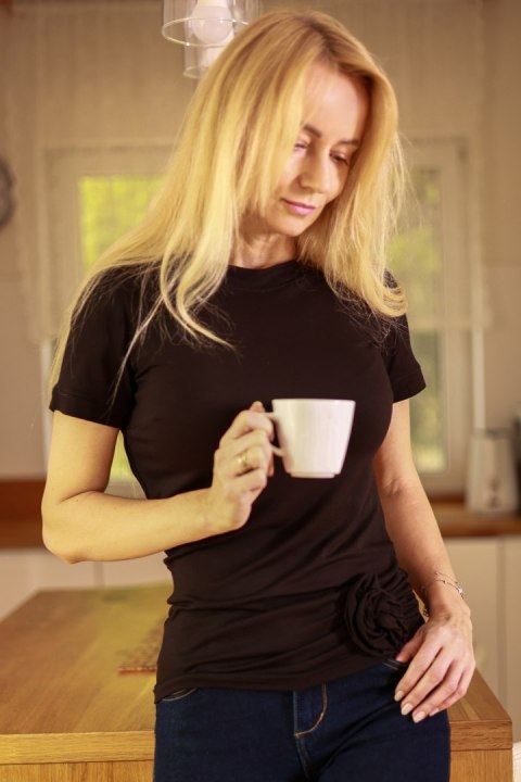 Bluzka damska Model Lily Black - Mirale Bluzka damska Model Lily Black - Mirale
