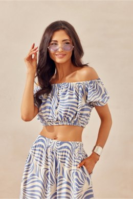 Bluzka damska hiszpanka Model Noemi BLU0215 L05 - Roco Fashion