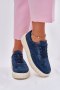Buty Sportowe Sneakersy damskie skórzane Model Rilwena 25SP18-8191 Navy