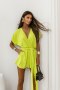 Kombinezon damski Model Sintra Kimono 302648423 Limonka - LaBalancia