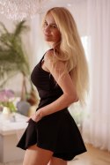 Bluzka damska Koszulka Top Model Mia Black - Mirale