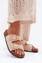 Klapki damskie Model Fenira LS-129 Beige
