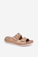 Klapki damskie Model INBLU MK000013 Beige
