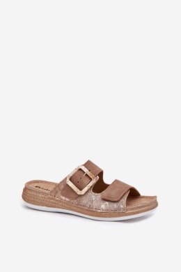 Klapki damskie Model Inblu MK000013 Brown