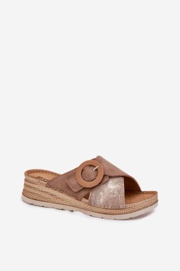 Klapki damskie Model Inblu RV000012 Brown