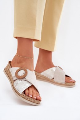 Klapki damskie Model Inblu RV000012 Light Beige