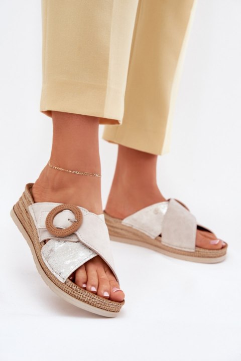 Klapki damskie Model Inblu RV000012 Light Beige