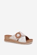 Klapki damskie Model Inblu RV000012 Light Beige