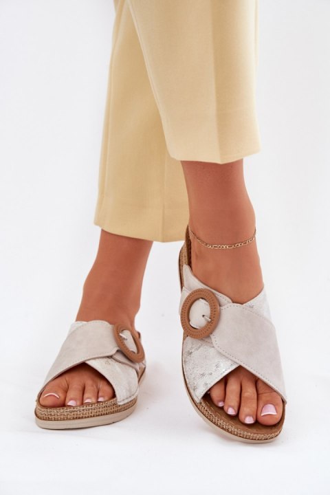 Klapki damskie Model Inblu RV000012 Light Beige Klapki damskie Model Inblu RV000012 Light Beige