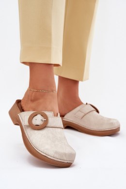 Klapki damskie Model Inblu TF000001 Beige