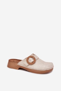 Klapki damskie Model Inblu TF000001 Beige