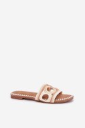 Klapki damskie Model Nirina LX9607 Beige