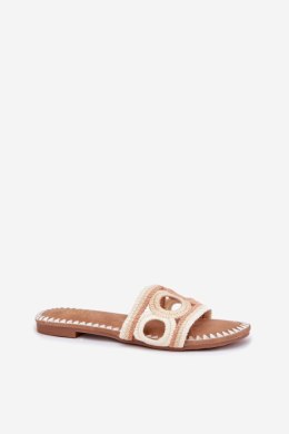 Klapki damskie Model Nirina LX9607 Beige