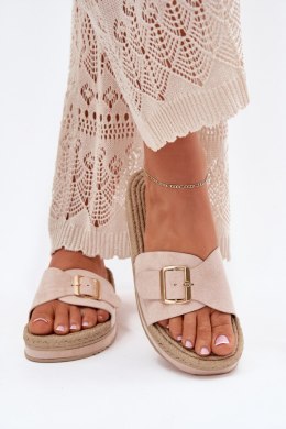 Klapki damskie Model Selira LOLO27 Beige