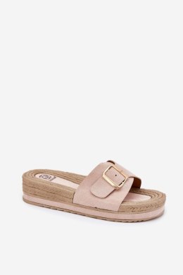 Klapki damskie Model Selira LOLO27 Beige