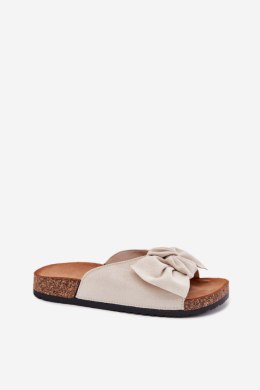 Klapki damskie Model Seressa WD293 Beige