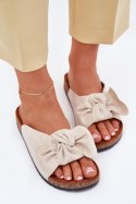 Klapki damskie Model Seressa WD293 Beige