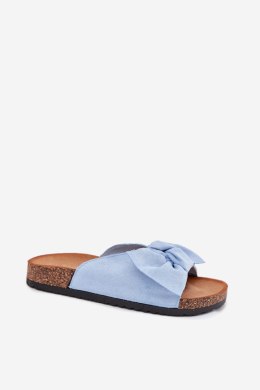 Klapki damskie Model Seressa WD293 Blue