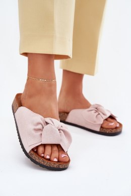 Klapki damskie Model Seressa WD293 Light Pink