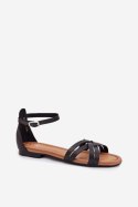 Sandały damskie skórzane Model Maciejka 07029-01 Black