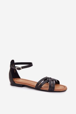 Sandały damskie skórzane Model Maciejka 07029-01 Black