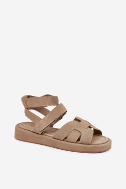 Sandały damskie Model Uvissa NN617 Khaki