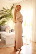 Komplet damski sukienka bluza Model Irving Beige - Mirale