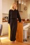 Komplet damski sukienka bluza Model Irving Black - Mirale