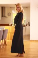 Komplet damski sukienka bluza Model Irving Black - Mirale