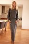 Komplet damski sukienka bluza Model Irving Grey - Mirale