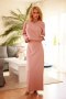 Komplet damski sukienka bluza Model Irving Pink - Mirale