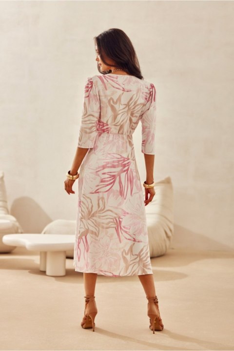 Sukienka damska Model Mirella SUK0522 19F Multcolor - Roco Fashion Sukienka damska Model Mirella SUK0522 19F Multcolor - Roco Fashion