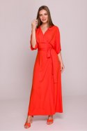 Sukienka damska Model S406 Coral - Stylove