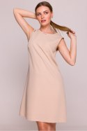 Sukienka damska Model S408 Beige - Stylove