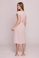 Sukienka damska Model S411 Beige - Stylove
