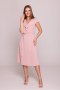 Sukienka damska Model S411 Powder Pink - Stylove