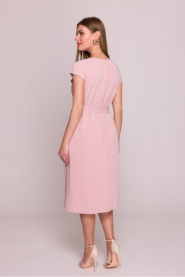 Sukienka damska Model S411 Powder Pink - Stylove