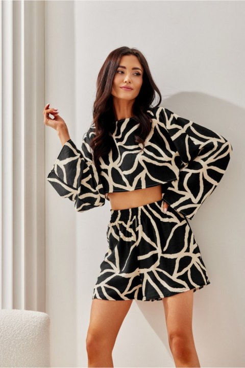 Szorty Damskie Model Ilaria SPN0010 L04 - Roco Fashion Szorty Damskie Model Ilaria SPN0010 L04 - Roco Fashion