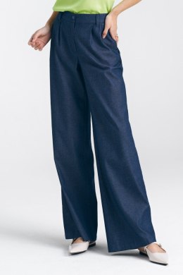 Spodnie damskie  jeansowe wide leg SD83 Denim - Nife