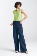 Spodnie damskie  jeansowe wide leg SD83 Denim - Nife