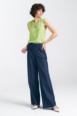 Spodnie damskie  jeansowe wide leg SD83 Denim - Nife