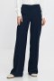 Spodnie damskie wide leg z gumą w pasie SD113 Navy - Nife