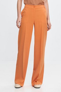Spodnie damskie  wide leg z gumą w pasie SD113 Orange - Nife