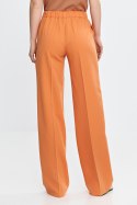 Spodnie damskie  wide leg z gumą w pasie SD113 Orange - Nife