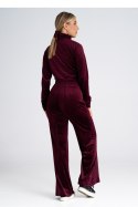 Spodnie damskie dresowe  Model M966 Bordo - Figl