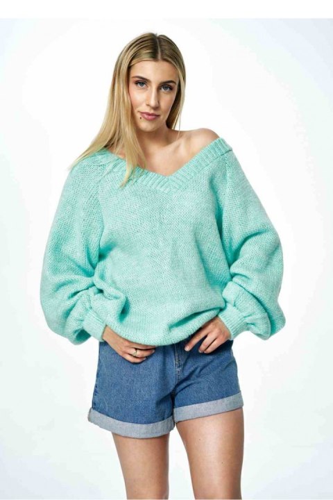 Sweter Damski Model M898 Mint - Figl Sweter Damski Model M898 Mint - Figl