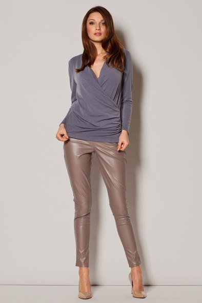 Sweter Damski Model 247 Grey - Figl Sweter Damski Model 247 Grey - Figl