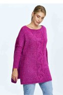 Sweter Damski Model M900 Fuksja - Figl