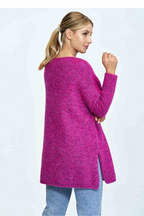 Sweter Damski Model M900 Fuksja - Figl Sweter Damski Model M900 Fuksja - Figl